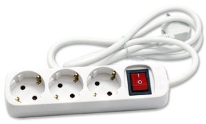 ENCHUFE PROTECTOR CEG.3 SAL.(REGLETA)
