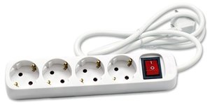 ENCHUFE PROTECTOR CEG.4 SAL.(REGLETA)