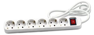 ENCHUFE PROTECTOR CEG.6 SAL.(REGLETA)