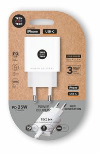 CARGADOR TECHONE PARED USB-C 3.0 20W