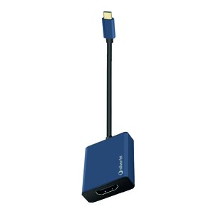 ADAPTADOR SILVER HT USB-C A HDMI AZUL