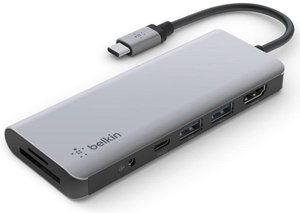 ADAPTADOR BELKIN USB-C A SD, MICROSD, AU