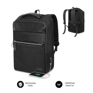 MOCHILA SUBBLIM BUSINESS V2 AP 16  NEGRO