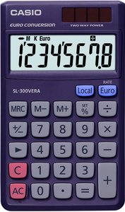 CALCULADORA BOLS.CASIO  8 DIG. SL-300VER