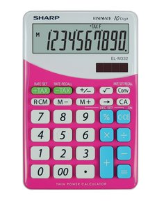 CALCULADORA SOBR.SHARP 10 DIG. EL-M332 R