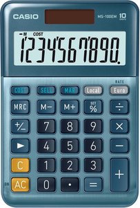 CALCULADORA MESA CASIO 10 DIG.MS-100 TER