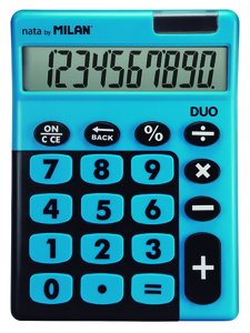 CALCULADORA MESA MILAN 10 DIG. T. AZUL