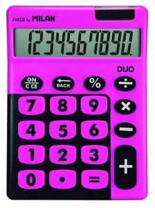 CALCULADORA MESA MILAN 10 DIG. T. ROSA