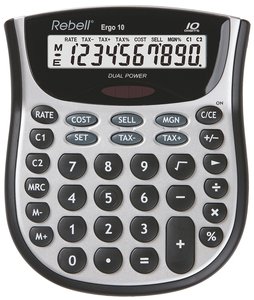 CALCULADORA SOBR.REBELL 10 DIG. ERGO 10