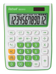 CALCULADORA MESA REBELL 12 DIG. 912 VE