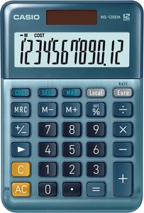 CALCULADORA MESA CASIO 12 DIG. MS-120 EM