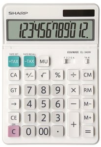 CALCULADORA SOBR.SHARP 12 DIG. EL-340W