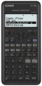 CALCULADORA FIN.CASIO 10+2 DIG.FC-100-V2