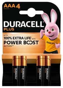 PILAS DURACELL AAA PLUS (MN2400-LR03) B4