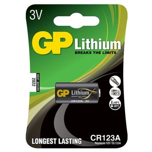 PILAS LITIO GP 123A 3 VOLTIOS B/1