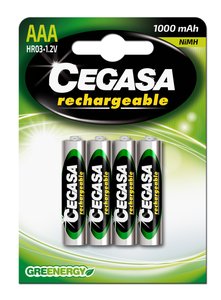 PILAS RECARGABLES CEGASA HR03 B/4