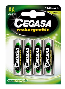 PILAS RECARGABLES CEGASA HR6 B/4