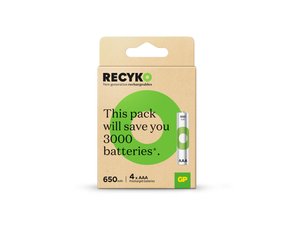 PILAS RECARGABLES GP R0365 B/4