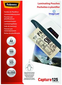 FUNDA PLASTIF. FELLOW. A4 125µ P/100