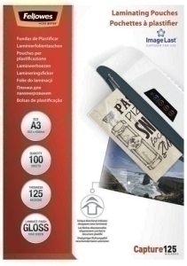 FUNDA PLASTIF. FELLOW. A3 125µ P/100