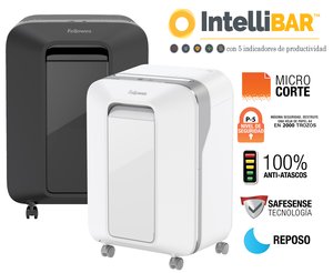 DESTRUCTORA FELLOWES LX201 NEGRA
