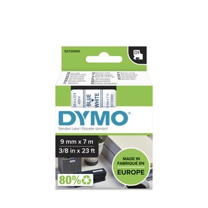 CINTA ROT.DYMO LM D1 7m  9 AZUL s/BLANCO