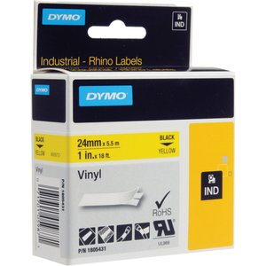CINTA ROT.DYMO RHINO VINILO 24 AMARILLO