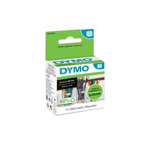 ETIQ.DYMO LW  13x25mm RL.1.000 MULTIFUN.