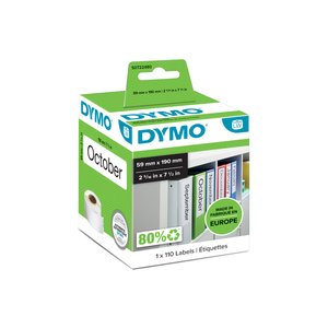 ETIQ.DYMO LW  59x190mm RL.110 LOMO ARCH.