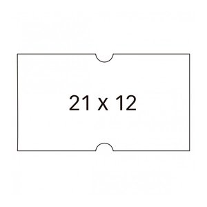 ETIQ.PRECIOS APLI PERM. 21x12 BLANCO P/6
