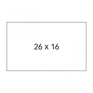 ETIQ.PRECIOS APLI PERM.26x16 BLANCO