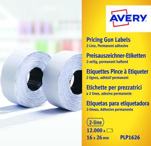ETIQ.PRECIOS AVERY 26x16 BLANCO