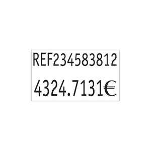 ETIQ.PRECIOS PRYSE 26x16 BLANCO