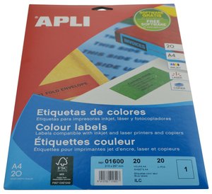 ETIQ.IMP.APLI 01600 20h A4 AZUL 210x297