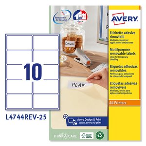 ETIQ.IMP.AVERY L4744REV 25h A4 96x50,8