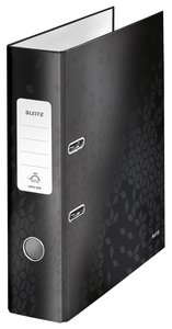 ARCHIVADOR LEITZ WOW A4 180º 80mm NEGRO