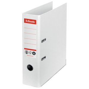 ARCHIVADOR ESS.CART.FORRADO A4 75mm BLAN