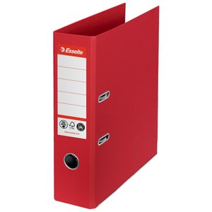 ARCHIVADOR ESS.CART.FORRADO A4 75mm ROJO