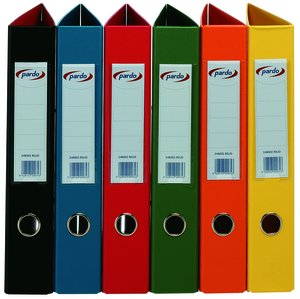 ARCHIVADOR PARDO PLAST.EX.Fº 70 NARANJA