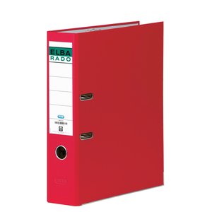 ARCHIVADOR ELBA PVC RADO CHIC Fº 80 ROJO