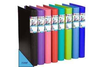 CARPETA CARCHIVO FOAM A4 4 AN.25 SURT.