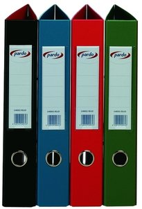 CARPETA PARDO PVC Fº 2 AN.25 MX AZUL