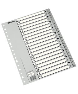 INDICE ESSELTE PP ALF.A4 20 ps.