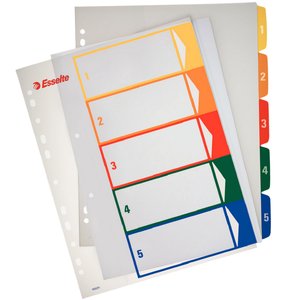 INDICE ESSELTE PP NUM.IMPRIM. A4 ps.1- 5