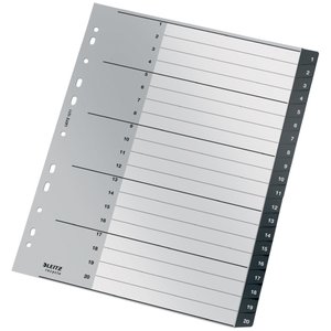 INDICE LEITZ PP RECYCLE NUM.A4+ ps.1-20