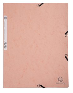 CARPETA SOLAP.EXACOMPTA AQUAREL A4 CORAL