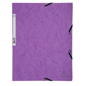 CARPETA SOLAP.EXACOMPTA CART. A4 MORADO