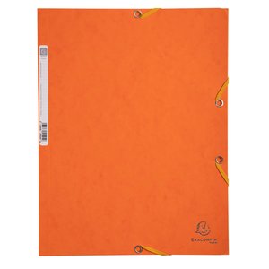 CARPETA SOLAP.EXACOMPTA CART. A4 NARANJA