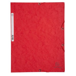 CARPETA SOLAP.EXACOMPTA CART. A4 ROJO