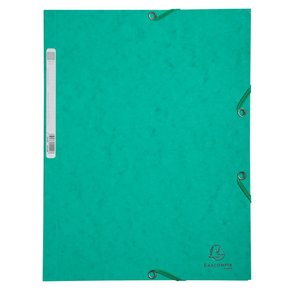 CARPETA SOLAP.EXACOMPTA CART. A4 VERDE